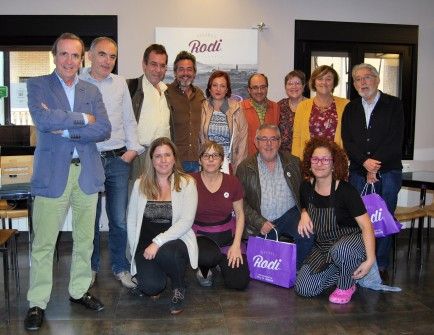Los periodistas aragoneses visitan la cocina de la garnacha en el restaurante Rodi de Fuendejalón