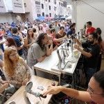 Ambiente durante la pasada edición de Birragoza, en 2016