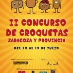 Cartel II Concurso de Croquetas de Zaragoza