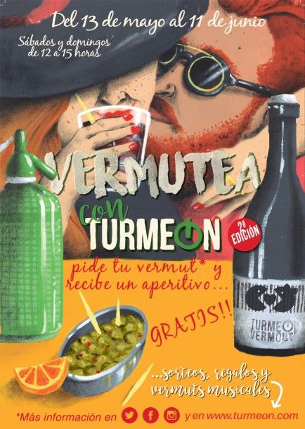 Cartel de la II edición de Vermutea con Turmeon