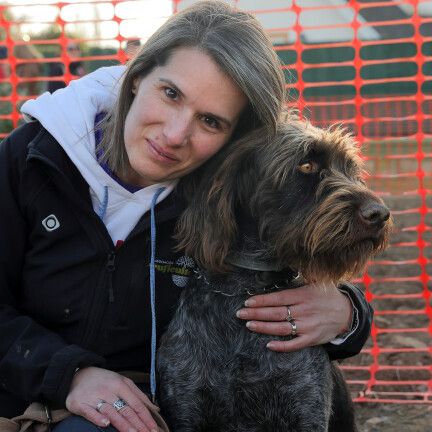 Leticia y Lima, ganadoras del concurso de perros en Veratruf