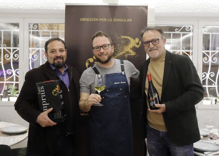 Presentación en La Bamba de los vinos Amprius Lagar