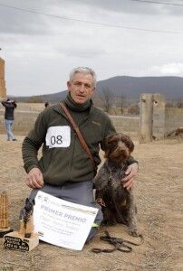 Pedro y su perra Senda, ganadores de esta edición.