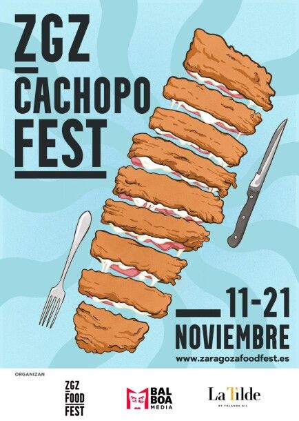 Cartel Zaragoza Cachopo Fest