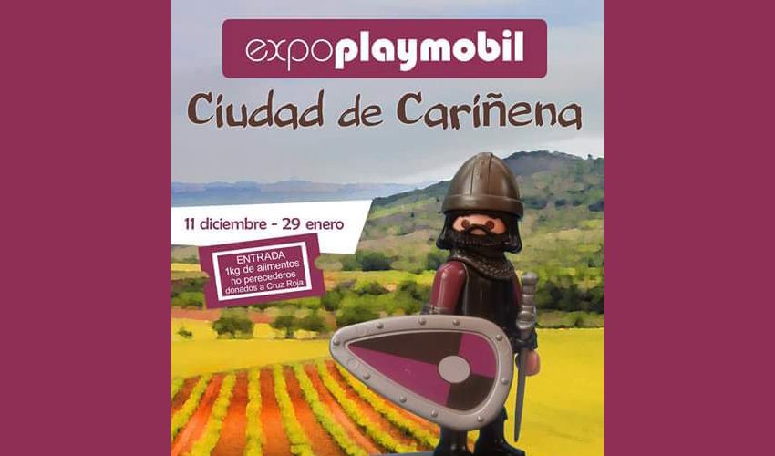 Playmobil desembarca en Cariñena por una buena causa