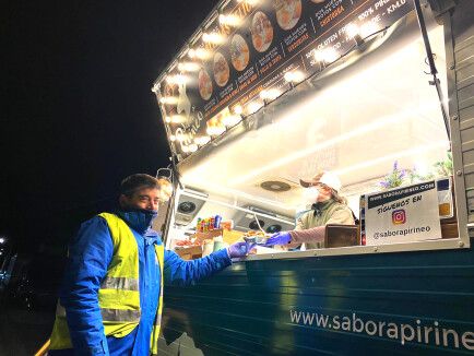 Food truck solidaria Sabor a Pirineo
