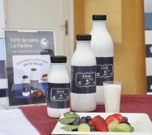 Primer kéfir leche de cabra de Aragón