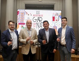 presentación garnachas en el gran hotel de Zaragoza